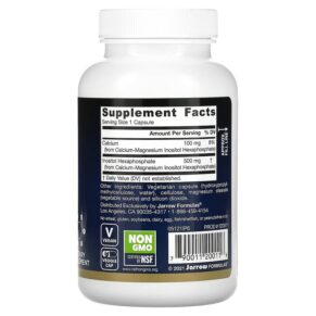 Jarrow Formulas IP6 Inositol Hexaphosphate 120 Veggie Caps 790011200116