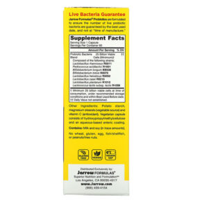 Jarrow Formulas Jarro-Dophilus EPS 25 Billion 60 Enteroguard Veggie Caps 790011030430