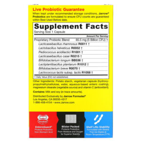 Jarrow Formulas Jarro-Dophilus EPS 5 Billion 120 Veggie Caps 790011030249