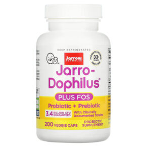 Jarrow Formulas Jarro-Dophilus Plus FOS 3.4 Billion CFU 200 viên 790011030126