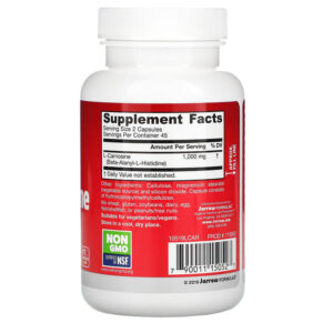 Jarrow Formulas L-Carnosine 90 Veggie Caps 790011150527