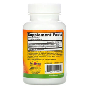 Jarrow Formulas Lutein 20 mg 60 Softgels 790011120254