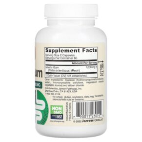 Jarrow Formulas Mastic Gum 500 mg 120 Veggie Capsules 790011230144