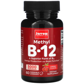 Jarrow Formulas Methyl B-12 Cherry Flavor 5.000 mcg 60 viên 790011180043