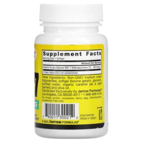Jarrow Formulas MK-7 90 mcg 90 Softgels 790011300212