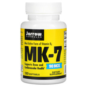 Jarrow Formulas MK-7 Vitamin K2 as MK-7 90 mcg 120 viên 790011300076