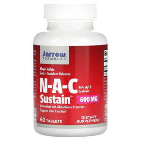 Jarrow Formulas N-A-C Sustain 600 mg 60 viên 790011077077