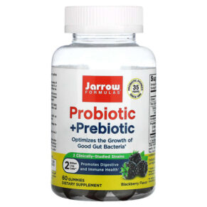 Jarrow Formulas Probiotic + Prebiotic Blackberry 2 Billion 60 viên 790011037101