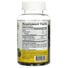 Jarrow Formulas Probiotic + Prebiotic Blackberry 2 Billion 90 Gummies 790011037132