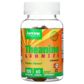 Jarrow Formulas Theanine Sugar Free Apple Flavor 100 mg 60 viên 790011320081