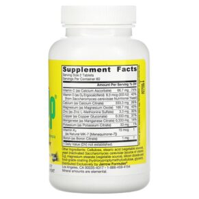 Jarrow Formulas Vegetarian Bone-Up 120 Tablets 3 Jarrow Formulas Vegetarian Bone-Up 120 Tablets 790011040026
