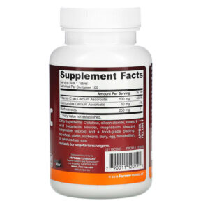 Jarrow Formulas Vitamin C 750 mg 100 Tablets 3 Jarrow Formulas Vitamin C 750 mg 100 Tablets 790011120155