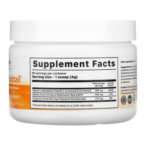 Jigsaw Health Adrenal Cocktail + Wholefood Vitamin C 8.57 oz (243 g) 876634001689