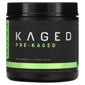 Kaged PRE-KAGED Pre-Workout Berry Blast 1.29 lb (584 g) 852253007998