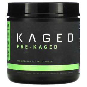 Kaged PRE-KAGED Pre-Workout Fruit Punch 1.31 lb (592 g) 094393450665