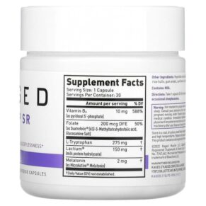 Kaged Sleep SR 30 Veggie Capsules 850015107320