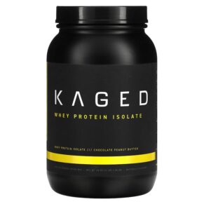 Kaged Whey Protein Isolate Chocolate Peanut Butter 3 lb (1.35 kg) 852253007844