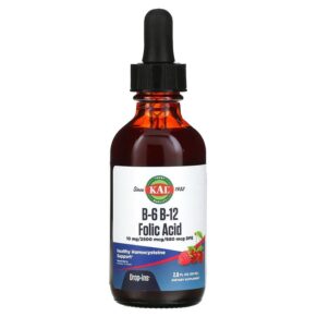 KAL B-6 B-12 Folic Acid Mixed Berry 2 fl oz (59 ml) 021245963097