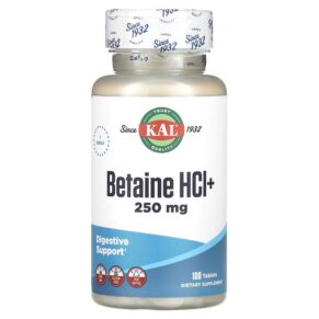 KAL Betaine HCl+ 250 mg 100 viên 021245102656