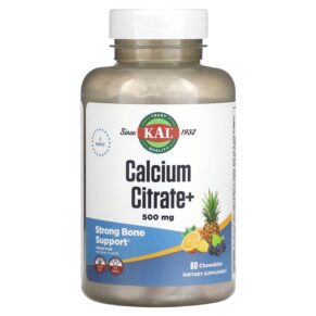 KAL Calcium Citrate+ Mixed Fruit 60 viên 021245572008