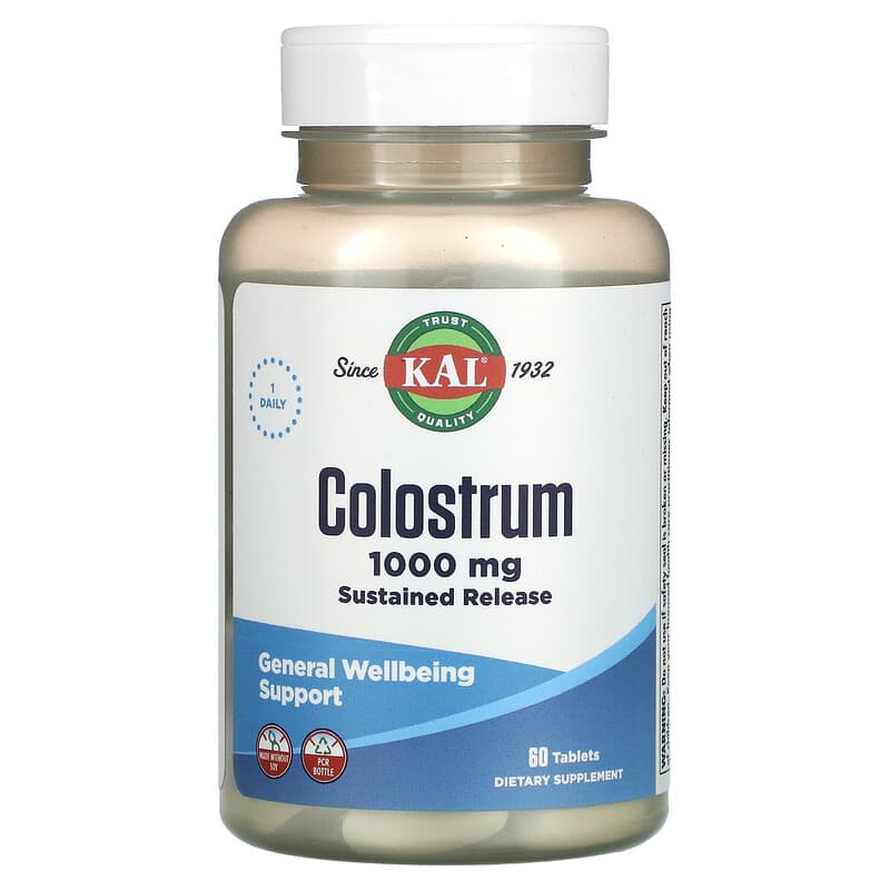 KAL Colostrum 1.000 mg 60 Tablets 1 KAL Colostrum 1.000 mg 60 viên 021245559009