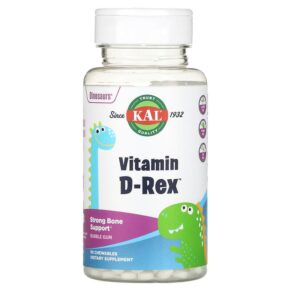 KAL Dinosaurs Vitamin D-Rex Bubble Gum 90 viên 021245462026