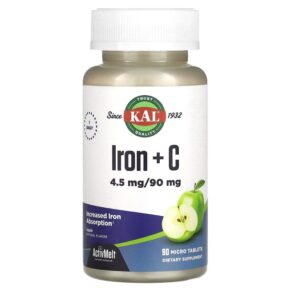 KAL Iron + C Apple 90 Micro viên 021245209034