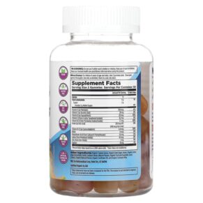KAL Kids Multisaurus Gummies Lemon Orange & Strawberry 60 Gummies 021245145196