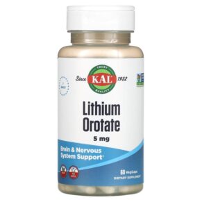 KAL Lithium Orotate 5 mg 60 viên 021245380382