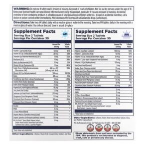 KAL Multivitamin Morning & Evening 2 Pack 60 Tablets Each 021245581406