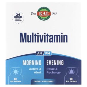 KAL Multivitamin Morning & Evening 2 Pack 60 viên 021245581406