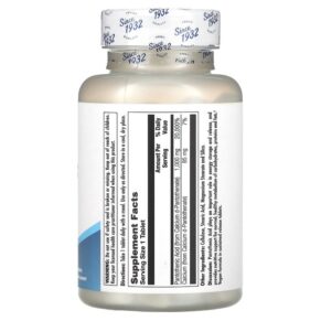 KAL Pantothenic Acid 1.000 mg 100 Tablets 021245839101