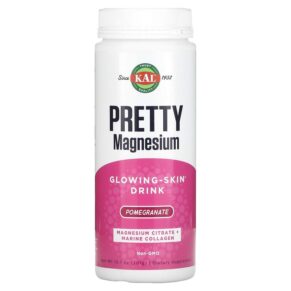 KAL Pretty Magnesium Glowing-Skin Drink Pomegranate 10.7 oz (301 g) 021245827061