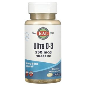 KAL Ultra D-3 250 mcg (10.000 IU) 90 viên 021245782872