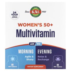 KAL Women's 50+ Multivitamin Morning & Evening 2 Pack 60 viên 021245772903