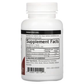 Kirkman Labs Melatonin Extended Release 2.5 mg 150 Tablets 812325021192