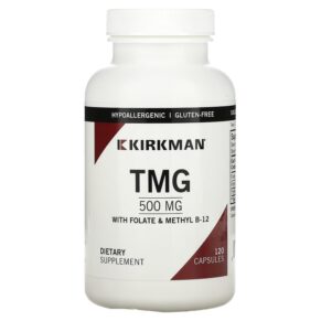 Kirkman Labs TMG + Folate & Methyl B-12 500 mg 120 viên 812325021123