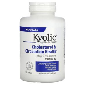 Kyolic Aged Garlic Extract Cholesterol & Circulation Health 180 viên 023542150422