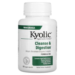 Kyolic Aged Garlic Extract Cleanse & Digestion Formula 102 100 viên 023542102414