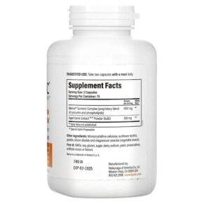 Kyolic Aged Garlic Extract Curcumin 150 Capsules 023542111423