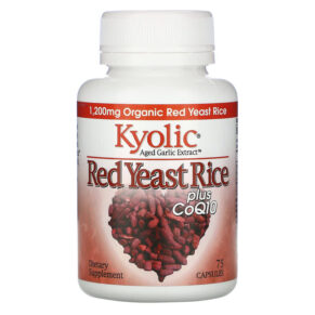 Kyolic Aged Garlic Extract Red Yeast Rice Plus CoQ10 75 viên 023542114417
