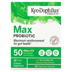 Kyolic Kyo-Dophilus Max Probiotic 50 Billion CFU 30 viên 023542633932