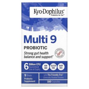 Kyolic Kyo-Dophilus Multi 9 Probiotic 6 Billion CFU 180 viên 023542610421