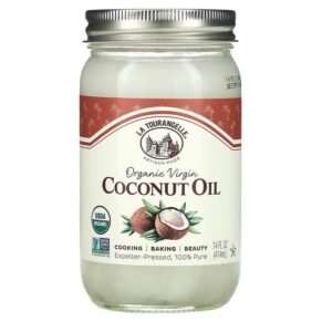 La Tourangelle Organic Virgin Coconut Oil 14 fl oz (414 ml) 857190000736