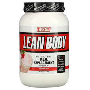 Labrada Nutrition Lean Body Hi Protein Meal Replacement Strawberry 2.47 lb (1120 g) 710779112759