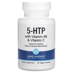 Lake Avenue Nutrition 5-HTP + Vitamin B6 & Vitamin C 60 viên 898220015566