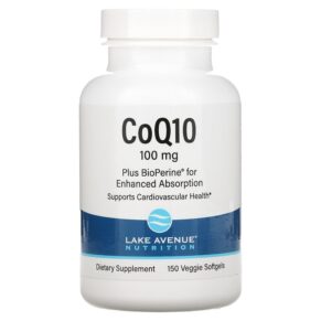Lake Avenue Nutrition CoQ10 + Bioperine 100 mg 150 viên 898220017805