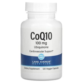 Lake Avenue Nutrition CoQ10 USP Grade Ubiquinone 100 mg 120 viên 898220014149
