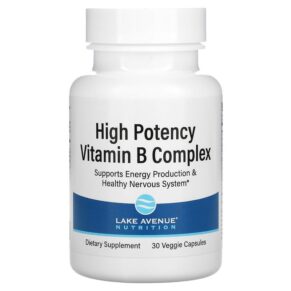 Lake Avenue Nutrition High Potency Vitamin B Complex 30 viên 898220020898