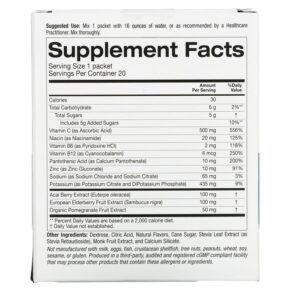 Lake Avenue Nutrition Immune Powder Drink Mix Orange 20 Packets 0.36 oz (10.3 g) Each 898220020966
